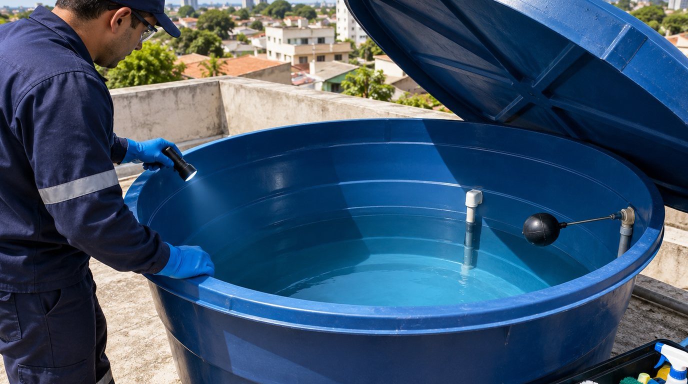 Caixa d'Água Abastecida em Teresina‑PI