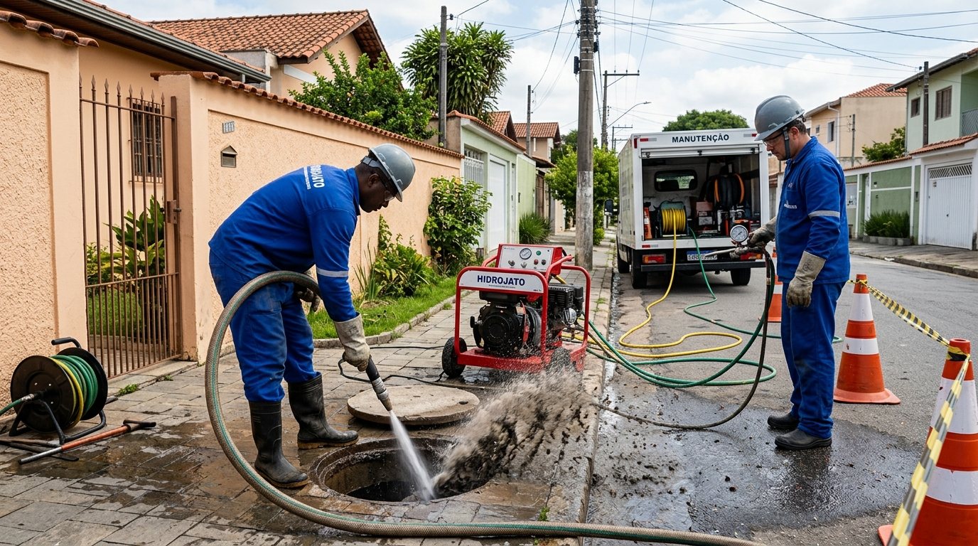 Hidrojateamento Residencial em Teresina‑PI