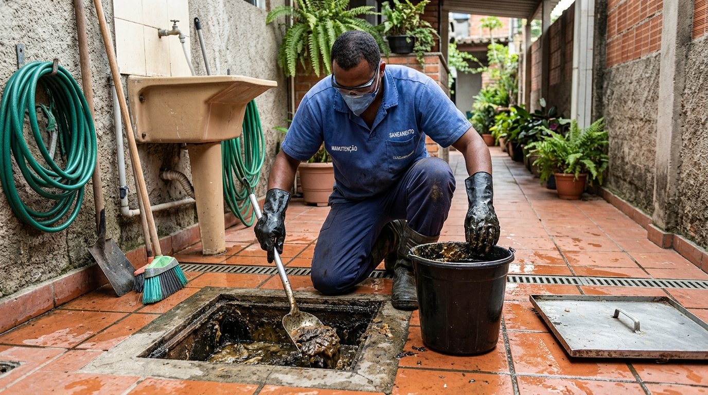 Limpeza de Caixa de Gordura Comercial em Teresina‑PI